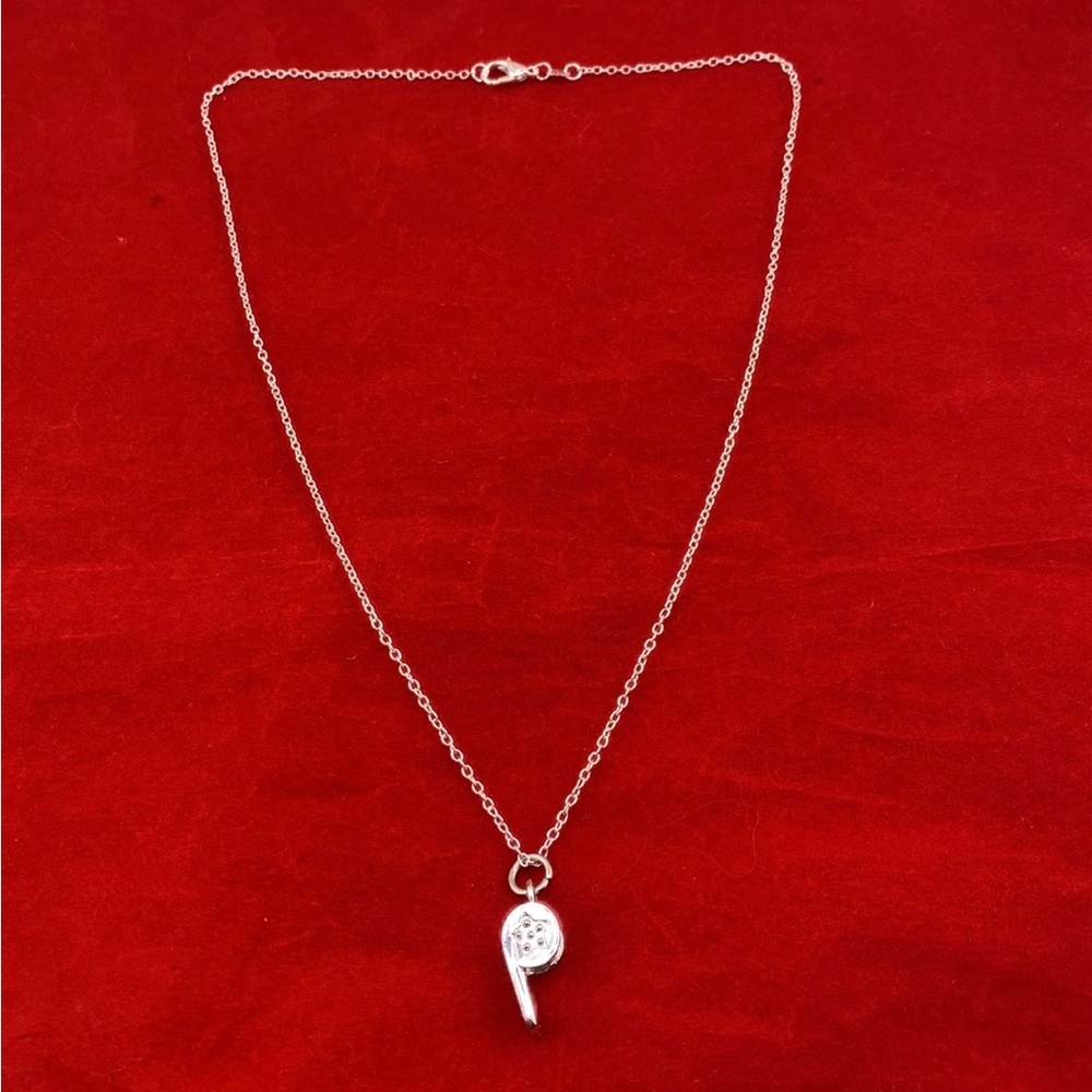 Whistle Necklace Rhinestone Referees - Picture 5 of 10